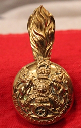 Royal Artillery, Victorian Officer's 'Busby' Helmet Plume Holder Circa 1859-78.