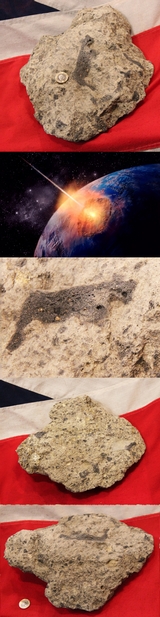 14 Million Year Old Meteorite Rock, Impactite (Suevite) of  Nordlingen Ries Now Understood To Possibly Be The Closest Match to the Surface of Mars on Earth. Likely The Most Intriguing Conversation Piece & Geological Collectors Item Available Today