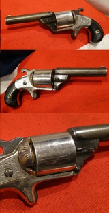 A Most Rare & Beautiful US Civil War Moore's Patent 32 Cal. 'Teat Fire' Revolver.