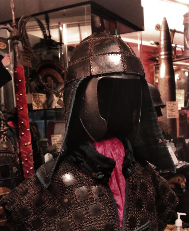 A Superb Suit of Original Antique Edo Period Tatami Kusari Samurai Armour Gusoku Mail and Plate Armour With Original Case. For a Samurai of the Asano Clan. Asano the Clan of the 47 Ronin