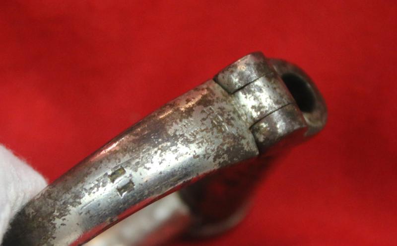 Victorian Jack the Ripper Period 'Derby' Pattern Best Warranted Wrought Hard Steel Handcuffs