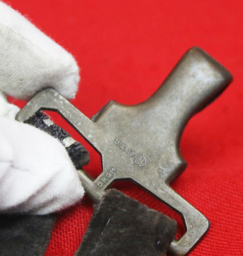 A Very Good WW2 Pilot's Luftwaffe Dagger With Hanging Straps. When Mark Hawkins Met General Adolf Galland, He Confirmed The Pommel + Crossguard of the Luftwaffe Dagger Was Made From Messerschmitt Alloy