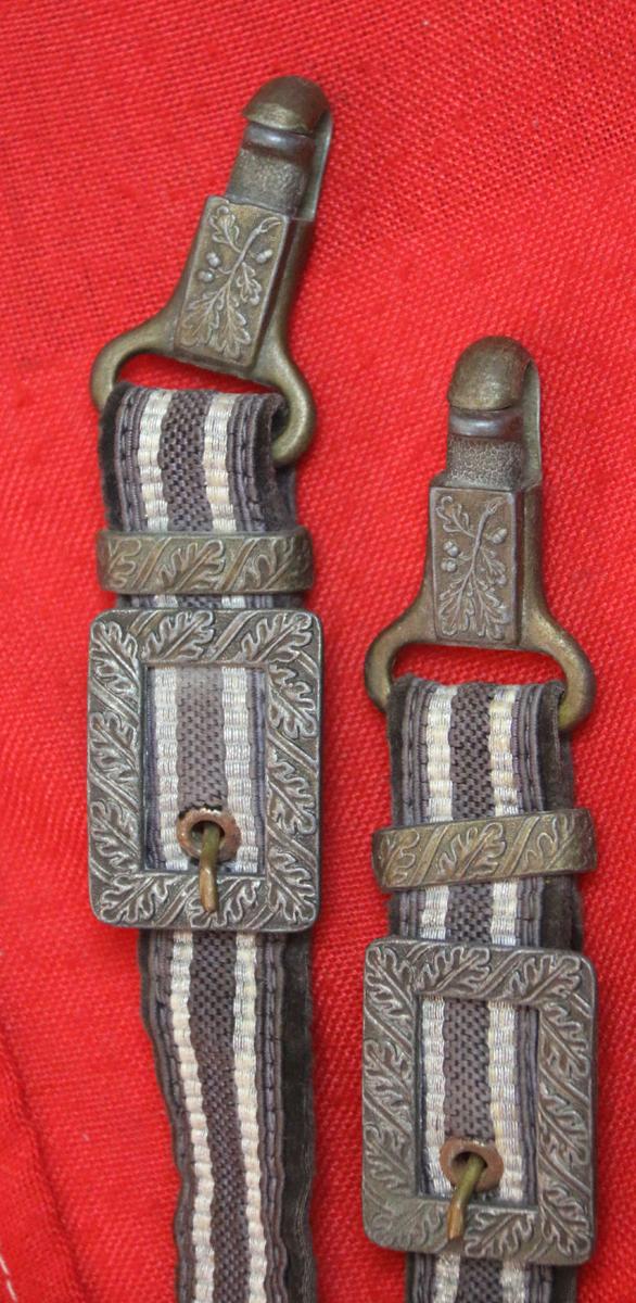 A Very Good WW2 Pilot's Luftwaffe Dagger With Hanging Straps. When Mark Hawkins Met General Adolf Galland, He Confirmed The Pommel + Crossguard of the Luftwaffe Dagger Was Made From Messerschmitt Alloy