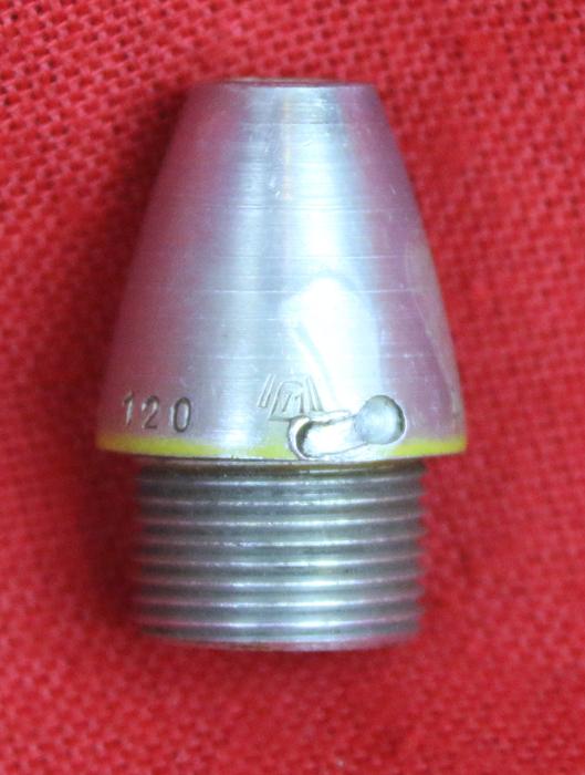 Original 20mm German MGFF WW2 Messerschmitt Bf 109 Fighter Cannon Shell, High Explosive Type.
