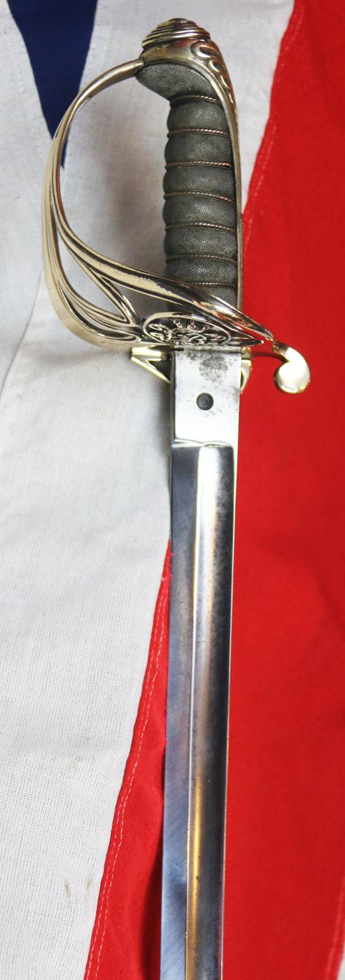 A Beautiful and Good Example, of an Original, Zulu War Sabre, An 1822/45 Pattern British Infantry Officer's Sword with Gothic Hilt and Queen Victoria's Cypher
