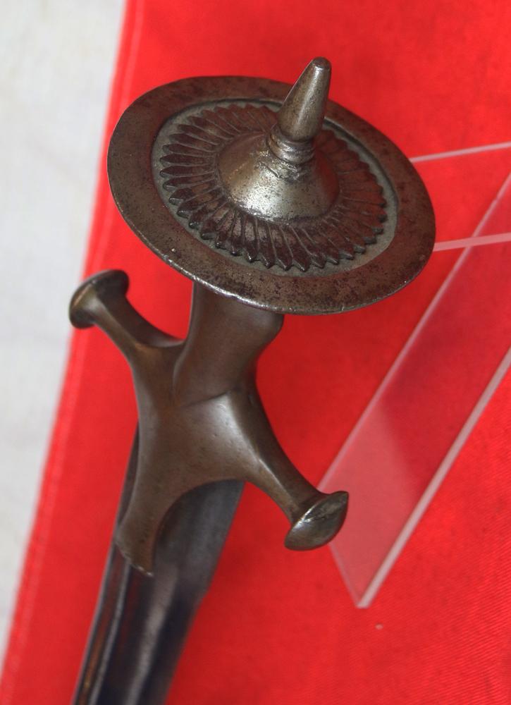A Very Rare, Strong & Powerful 18th Century Indian Tulwar Hilted Firangi Sword.