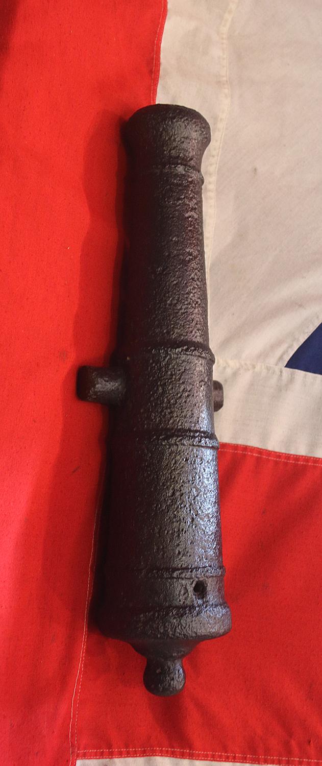 A Revolutionary and Napoleonic Wars Naval Swivel Cannon, 1760’s to Early 1800’s. Near Identical to Another Recovered From The Shipwreck of HMS Industry Wrecked of St Augustine Harbour, Florida, in 1764