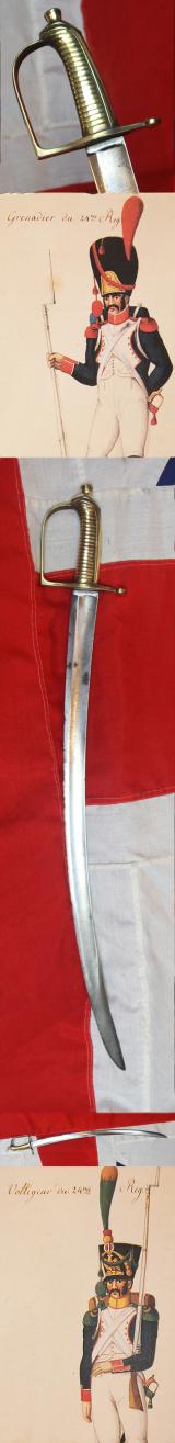 A 1790 Pattern French Grenadier's or Voltiguer's Sabre,Recovered From The Battlesite And Used at Waterloo
