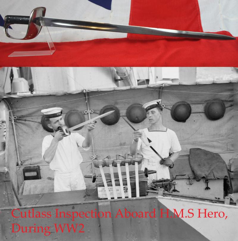 NOW SOLD A Simply Stunning, Late Victorian, Wilkinson Sword Contract, Royal Naval Issue Cutlass. In Such Pristine Condition It Could Likely Not Be Improved Upon