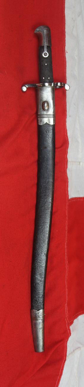 A Superb Service Issue 1856-8 Two Band Enfield Yataghan Blade Sword Bayonet. Used In The Opium War with the P1853 Enfields in The Late 1850's China and the American Civil War From 1861