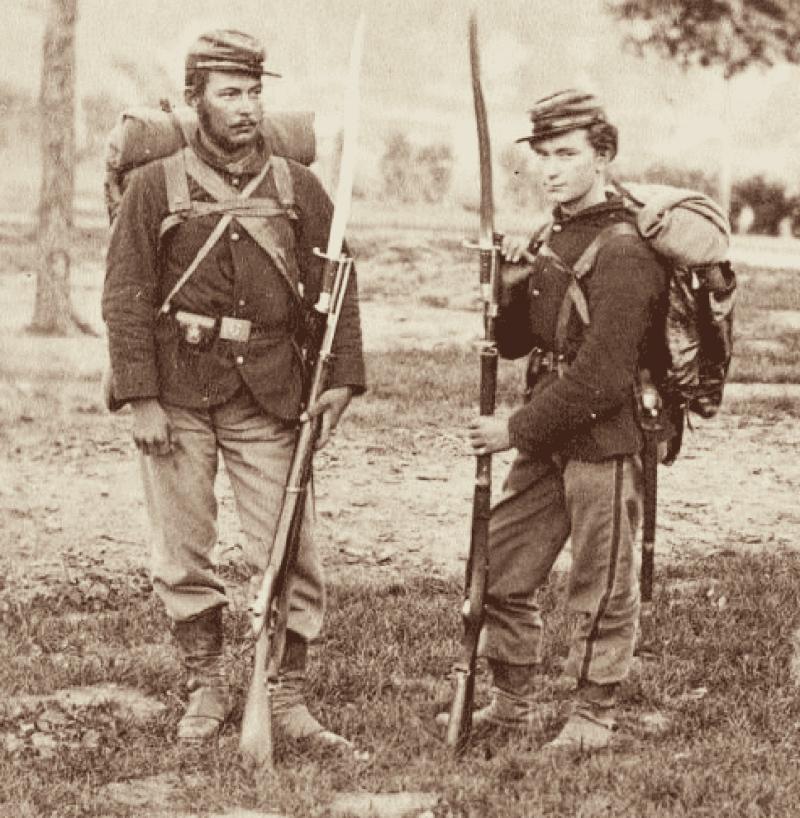 A Superb Service Issue 1856-8 Two Band Enfield Yataghan Blade Sword Bayonet. Used In The Opium War with the P1853 Enfields in The Late 1850's China and the American Civil War From 1861