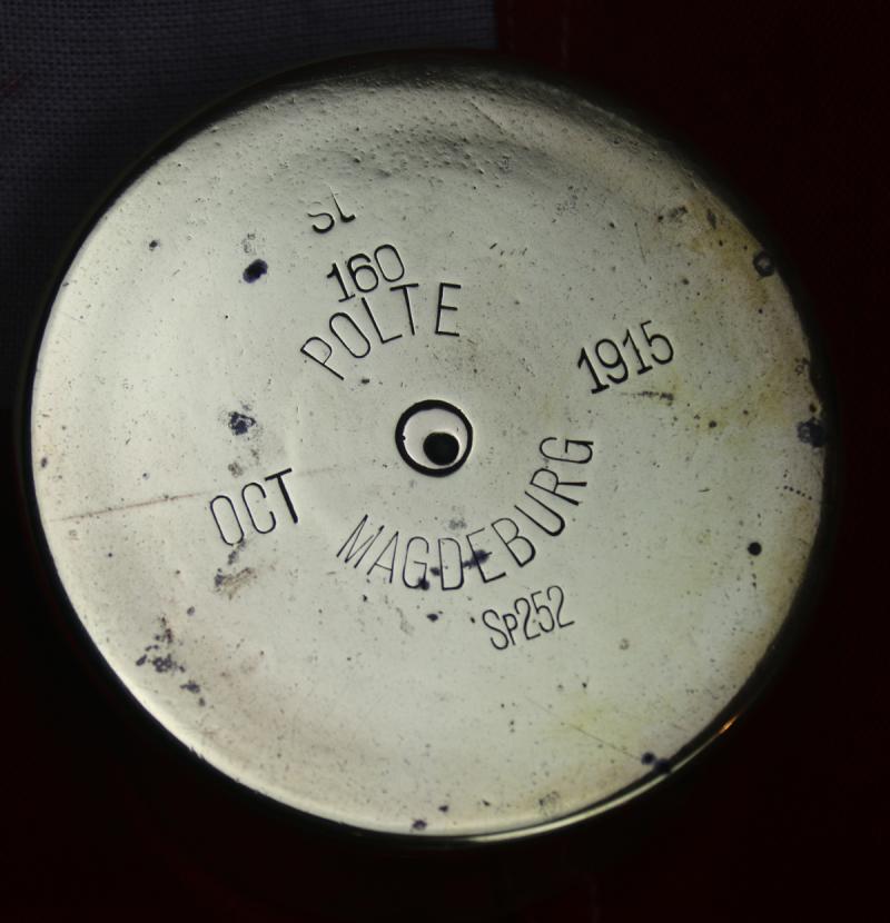 A Delightful Piece of Large Quality 'Trench Art'. A German Shell Trench Engineered Into The Form Of A British 1905 Pattern Trench Service Cap. Wonderful Quality