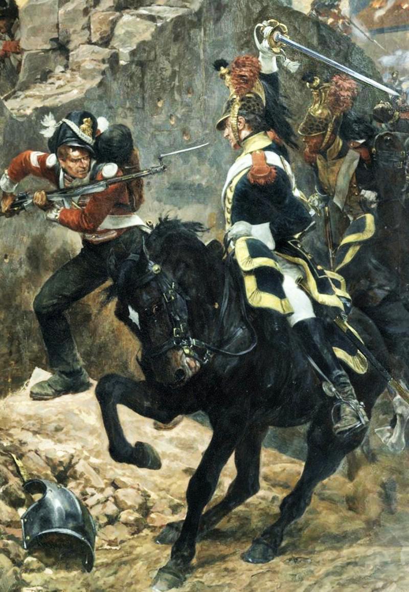 A Superb, French, 1st Empire Napoleonic Wars Cuirassier-Dragoon Sword In Fabulous Condition With Brass and Leather Scabbard