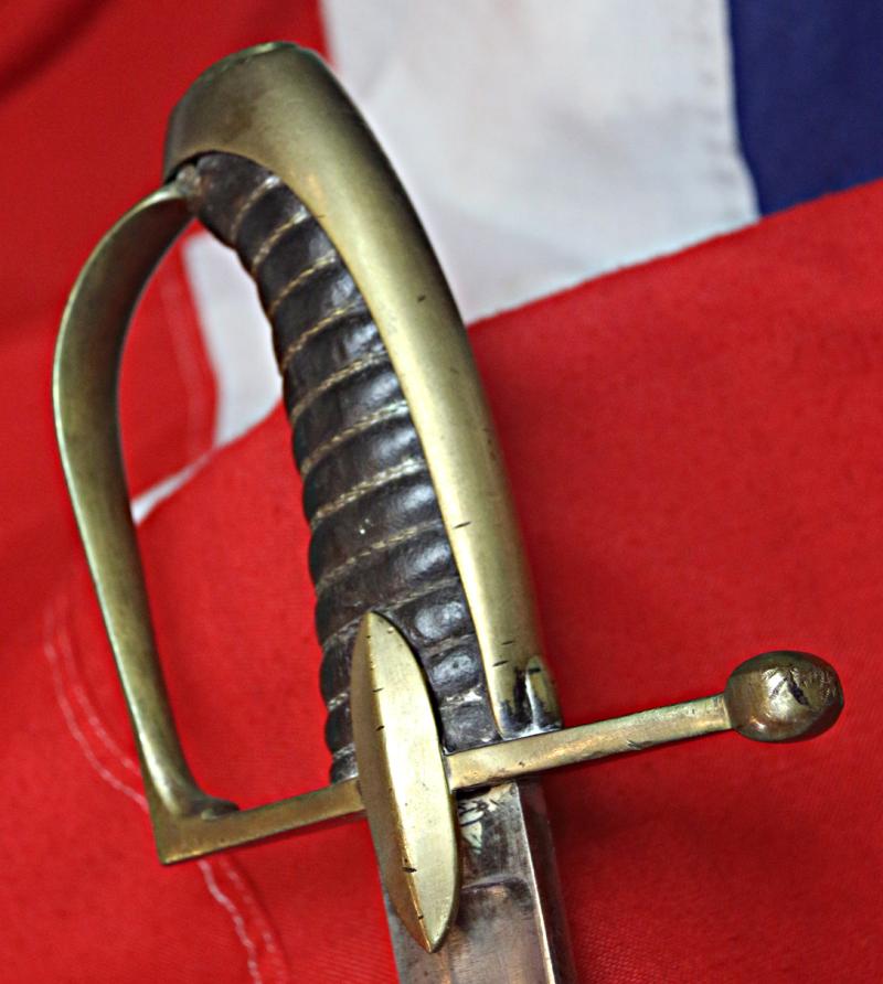 A French Hussar's Light Cavalry Officer's Heavy Grade Sabre, Sabre de Hussard, Late 18th/Early 19th Century Ist Empire Pattern