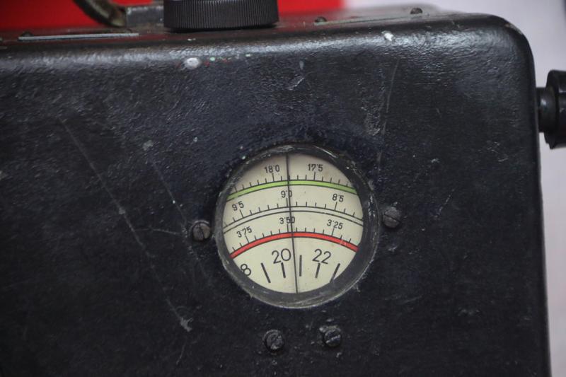 A German Spy Radio Receiver. WW2 Sicherheitsdienst (SD) Abwehr German Spy Network Intelligence Service Radio Receiver. Organisation 'Max' Spy Ring In Teheran. Also Used For U-Boat Section Clandestine Commando Raids