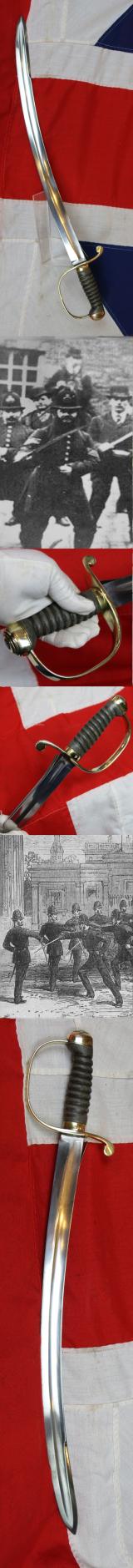 An Excellent Condition, Victorian, Metropolitan Police Service Constable's Cutlass. Made In 1830, But Used In London's Metropolitan Police Service Until 1909