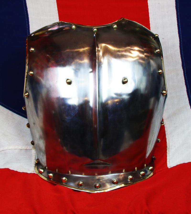 Original, Antique, Victorian Household Cavalry Armour Breastplate Cuirass of the LifeGuards, The Blues &The Royals. The Mounted Personal Bodyguard Regiments of the British Monarch, Part of The Household Division Crimean War Era