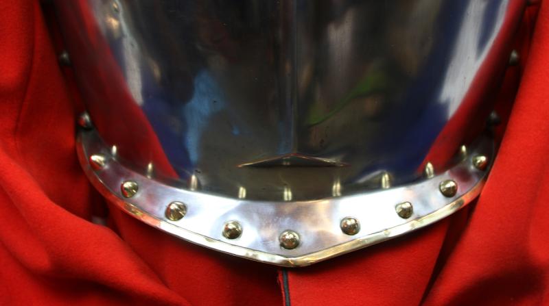 Original, Antique, Victorian Household Cavalry Armour Breastplate Cuirass of the LifeGuards, The Blues &The Royals. The Mounted Personal Bodyguard Regiments of the British Monarch, Part of The Household Division Crimean War Era