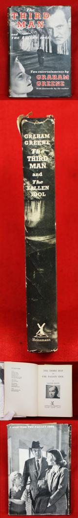 1st Edition Hardback. The Third Man and The Fallen Idol by Graham Greene  Publisher Heinemann. Frequently Voted As One of The Greatest Films of All Time.