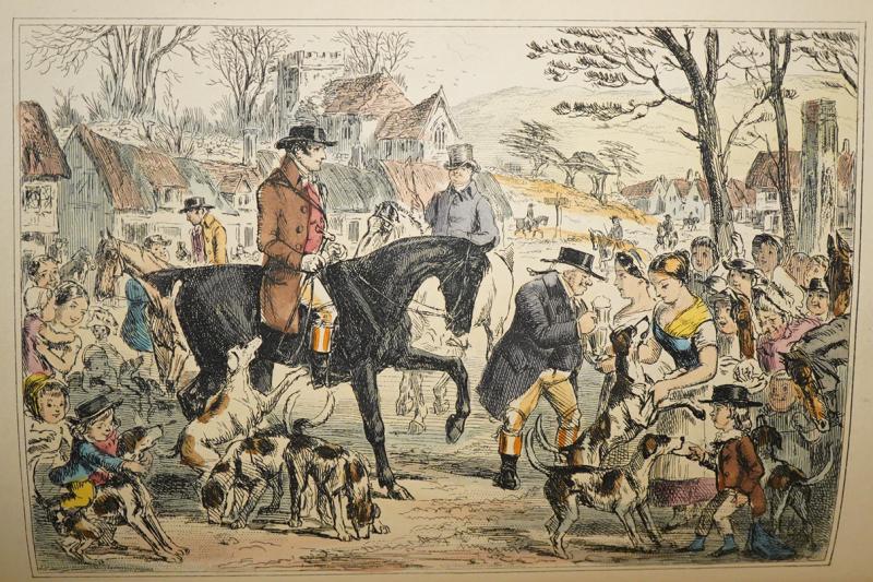 Fabulous 6 Leather Bound Volumes By The Great Sporting Author R. S. Surtees. William Morris Considered Him