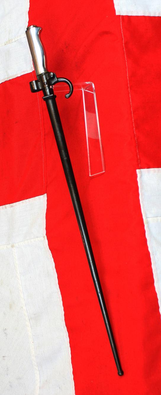 A Superb 19th-20th Century French 1886 Pattern Lebel Rifle Sword Bayonet & Frog. WW1 French Foreign Legion Issue