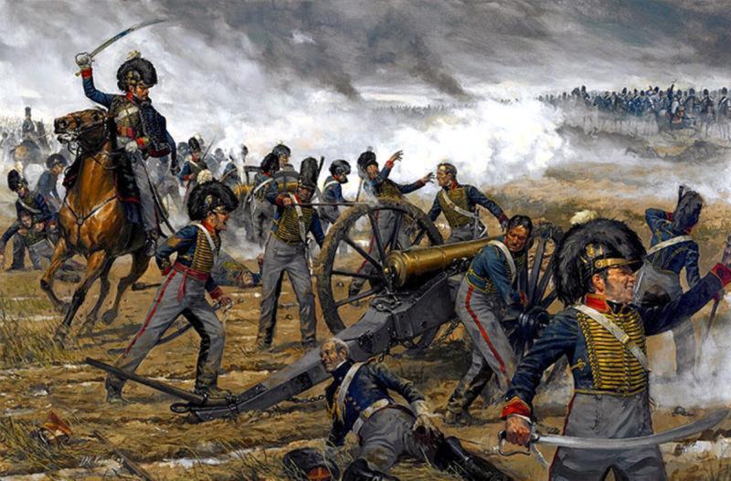 A Superb Original Waterloo Recovered Souvenir '6 Pounder ' Royal Artillery Cannon Ball Fired at La Haye Sainte During The Battle, Recovered From The Farm