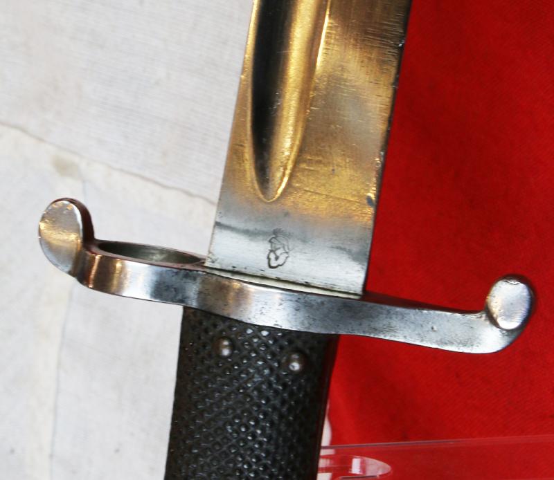 Fabulous, Superb & Historical Service Issue 1856-8 Two Band Enfield Yataghan Sword Bayonet Used With P1853 Enfield Rifles In The Indian Mutiny, The Opium War in China, The American Civil War, 1861-65 & The Japanese Boshin War & The Satsuma Rebellion