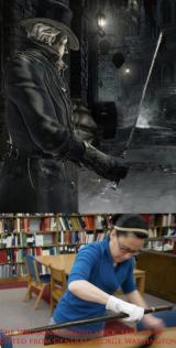 What A Unique And Incredible Christmas Gift This Might Be A Stunning Victorian to Edwardian Antique Gadget Gun Stick Fully Set Within Its Original Hard Canvas Travelling Gun Case With All Accompanying Tools. Unique Collectors Piece From Victorian England