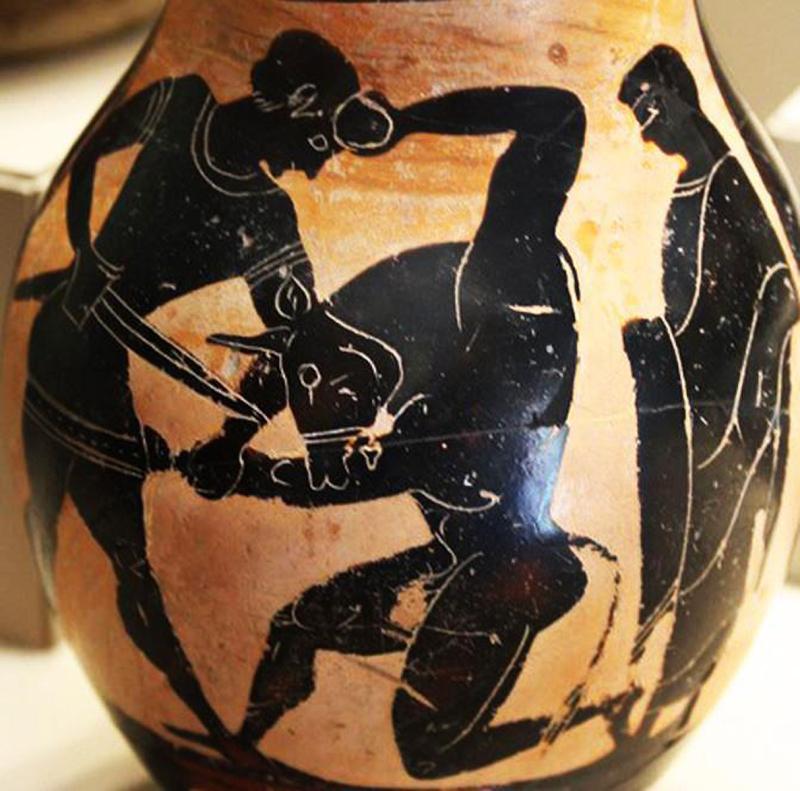 A Simply Wonderful Original Trojan War Period Full Length Bronze Sword Blade, 21 Inches Long. Circa 1200 B.C.Archean Greeks, the Mycenean Greeks, The Trojans & The Hitites. From The Warring Times Of Menalaus King of Sparta & King Agamemnon