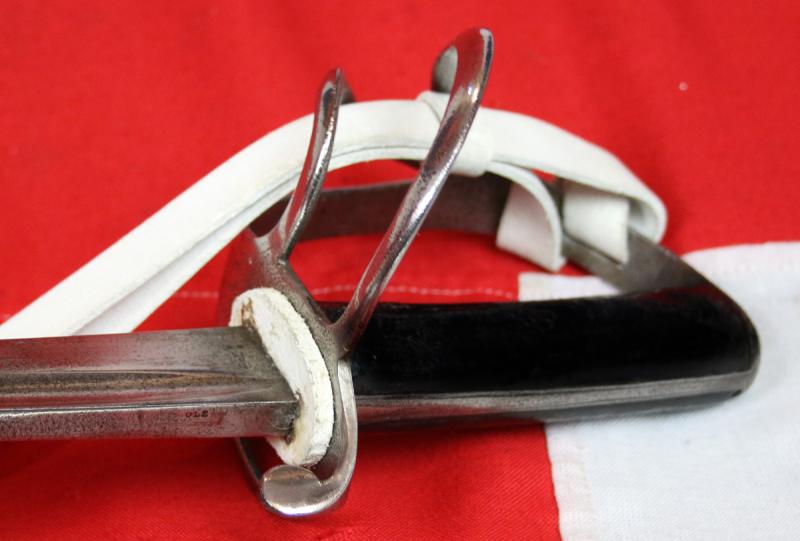 Superb Crimean War 1853 Issue British Cavalry Sabre, Exactly as Used by The Charge of the Light Brigade, and, The {Less Well Known, Yet Ironically More Successful} Charge of the Heavy Brigade. In Its Stunning Steel Scabbard, With White Buff Hide Knot