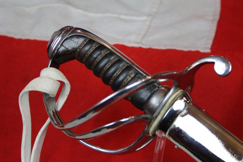 A Simply Superb Looking Original, Victorian, 8th King's Royal Irish Hussars 'Charge of the Light Brigade', 1821 Pattern, Hussar Trooper's Sword In Simply Amazing Fully Restored and Conserved Condition. With White Buff Hide Knot