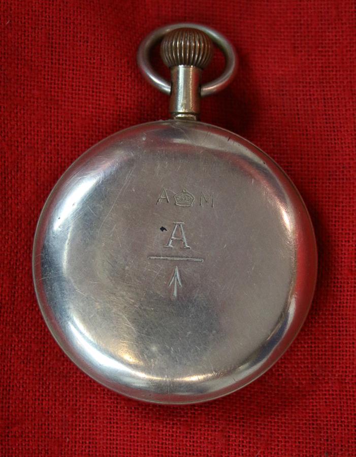 A Superb & Rare Royal Flying Corps, Royal Naval Air Service Issue Cockpit Watch. RFC Stamped. Luminous Dial Elongated Winding Stem For Gloved Pilots Winding A Superb Original Artefact & Mechanical Instrument of WW1 Aeronautical Warfare History