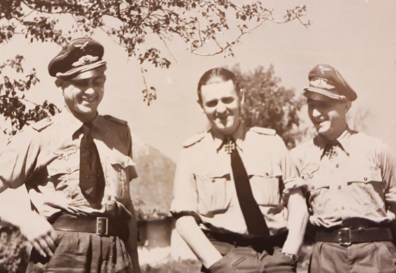 A Superb and Iconic WW2 German Luftwaffe Officer's 'Black Face' Watch By Titus, Geneva, {Switzerland} Incabloc. A Superb Original Artefact of WW2 German Aeronautical Warfare History