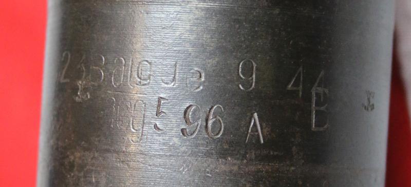 Really, Really Rare, Original German 75mm Tank Shell Case, WW2 As Used by the Infamous Panther Tank, Officially the Panzerkampfwagen V Panther. With Impact Fuse, And Electric Tank Primer. Fitted With 75mm Shell Head, High Explosive, WW2 IssueDated 1944