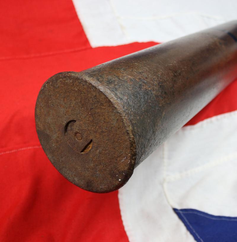 Really, Really Rare, Original German 75mm Tank Shell Case, WW2 As Used by the Infamous Panther Tank, Officially the Panzerkampfwagen V Panther. With Impact Fuse, And Electric Tank Primer. Fitted With 75mm Shell Head, High Explosive, WW2 IssueDated 1944