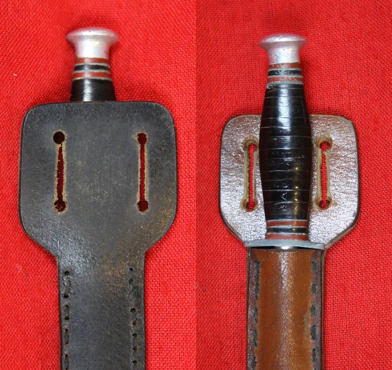 An Incredibly Rare And Historical WW2 British SOE Special Operation Executive Agents ‘Assassination’ Sleeve Stiletto Dagger. Used In The Special Forces Mission During The Italian Campaign and The Invasion of Sicily