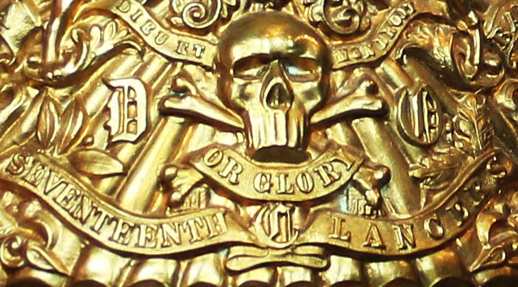 Antique Victorian Regimental Other Ranks Helmet {Chapka } Of the 17th Lancers, Motto ‘Or Glory’ Of The 'Charge Of The Light Brigade' Fame. One of the Most Famous & Historical Cavalry Regiments in the World.