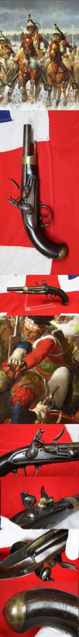 An Original, French, Napoleonic Year 13 Modele, & Dated 1809 French Flintlock Line Cavalry Pistol, Manufacture Imperial St Etienne. Manufactured For Napoleon's Grande Armee