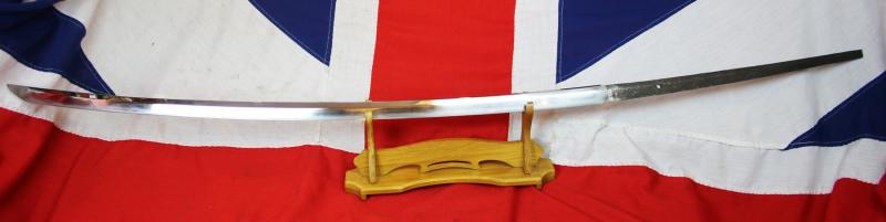 Just Returned From Artisan Blade Cleaning & Conservation The Most Incredible Rare Early Samurai Sword Ever To Be Seen The Great Sword Nagamaki, From The Collection of Likely The World's Greatest Authority & Author, Japanese Polearms & Their Use