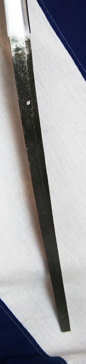 Just Returned From Artisan Blade Cleaning & Conservation The Most Incredible Rare Early Samurai Sword Ever To Be Seen The Great Sword Nagamaki, From The Collection of Likely The World's Greatest Authority & Author, Japanese Polearms & Their Use