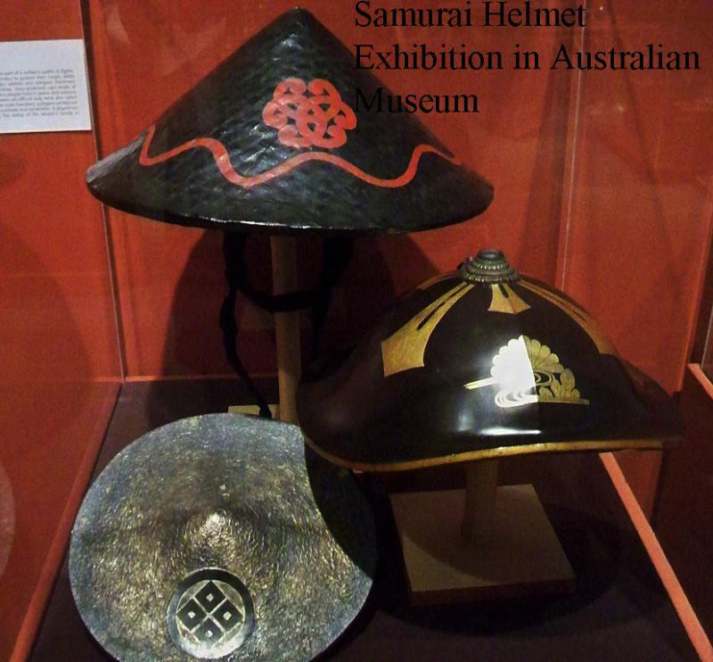 A Beautiful Edo Period Bato Jingasa Samurai Horserider's War Hat With Beautiful Four Flower Panels and Two Geometric Takebori Relief Decor In Six Distinct Panels Within the Urushi Lacquer With Clan Mon