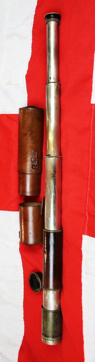 A Stunning, Finest, And Historical Antique Ross Telescope, English, 3 Draw, Terrestrial Refractor, Boer War Period, Named For Major Robert Hope Fitzroy. Royal Artillery. Ross Is One Of The Great Names In The World Of British Optical Instruments.