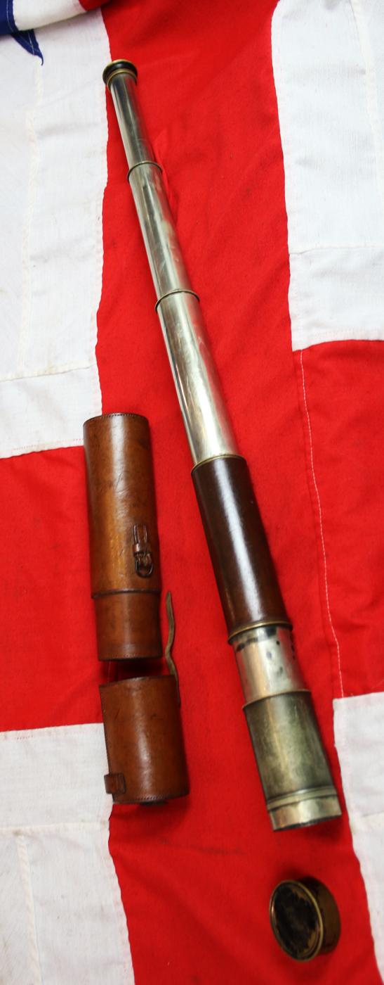 A Stunning, Finest, And Historical Antique Ross Telescope, English, 3 Draw, Terrestrial Refractor, Boer War Period, Named For Major Robert Hope Fitzroy. Royal Artillery. Ross Is One Of The Great Names In The World Of British Optical Instruments.