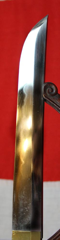 A Rarely Seen, WW2 Era Japanese Officer's Tanto, Showa Period, with Armour Piercing Powerful Blade Of Much Heft And Of Very Beautiful Appearance. Stunning Patinated Copper Koshirae