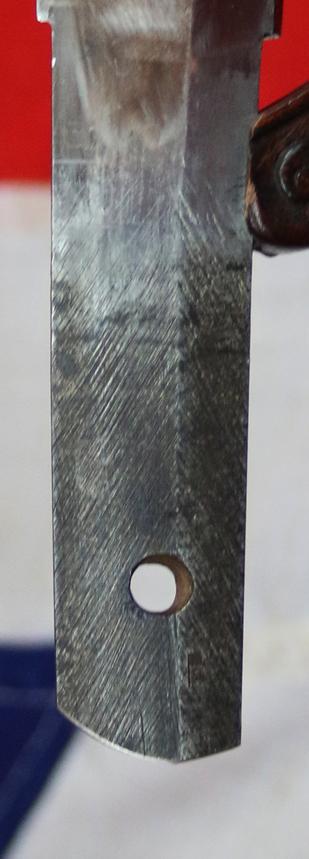 A Rarely Seen, WW2 Era Japanese Officer's Tanto, Showa Period, with Armour Piercing Powerful Blade Of Much Heft And Of Very Beautiful Appearance. Stunning Patinated Copper Koshirae