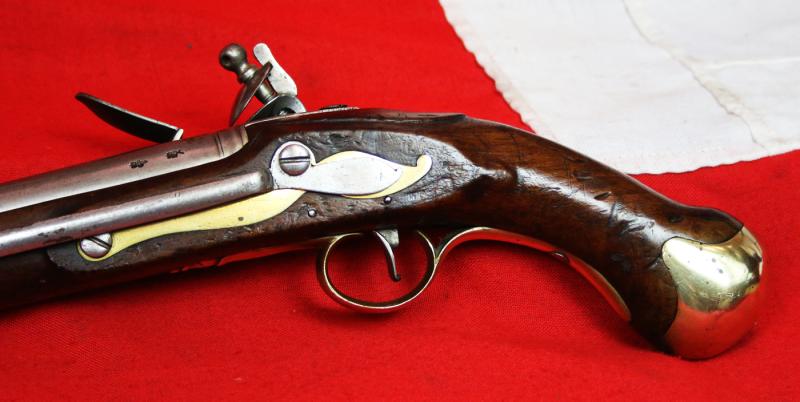 An 1801 Pattern, Tower of London, Royal Navy Issue, Long ‘Sea Service Pistol’, With Original Belt Hook, Tower of London GR Crown Lock, Fine Stock & 'Skull Crusher' Butt Cap, From The Battle Of Trafalgar Historic Nelson Period, Stock Dated 1803