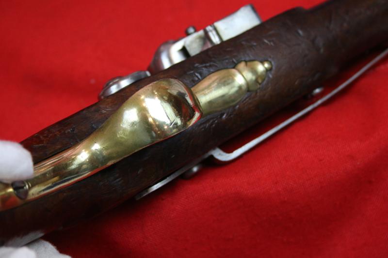 An 1801 Pattern, Tower of London, Royal Navy Issue, Long ‘Sea Service Pistol’, With Original Belt Hook, Tower of London GR Crown Lock, Fine Stock & 'Skull Crusher' Butt Cap, From The Battle Of Trafalgar Historic Nelson Period, Stock Dated 1803
