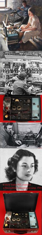 Fabulous & Incredibly Rare Museum Piece. An Original WW2 SOE {Special Operations Executive} Secret Espionage Agent's Suitcase Radio Transmitter & Reciever Of An SOE Agent {Male Or Female} of the 'Secret Army', In Occupied German Territory.1942/3 Issue