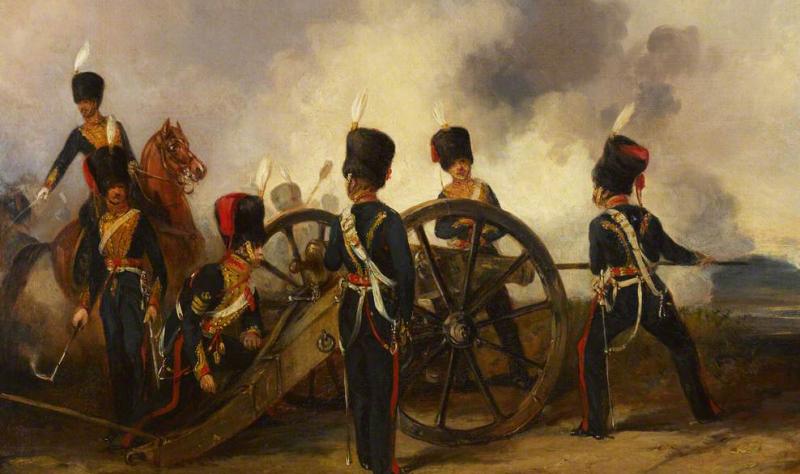 Battle Of Waterloo Recovered Near The Crossroads of La Haye Sainte, 3 Pounder Cannon Ball Used By The Kings German Legion at Waterloo Commanded by Cpt Andrew {Andreas} Cleeves. And Kept By Him after The Battle