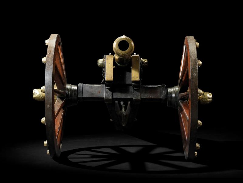 Battle Of Waterloo Recovered Near The Crossroads of La Haye Sainte, 3 Pounder Cannon Ball Used By The Kings German Legion at Waterloo Commanded by Cpt Andrew {Andreas} Cleeves. And Kept By Him after The Battle